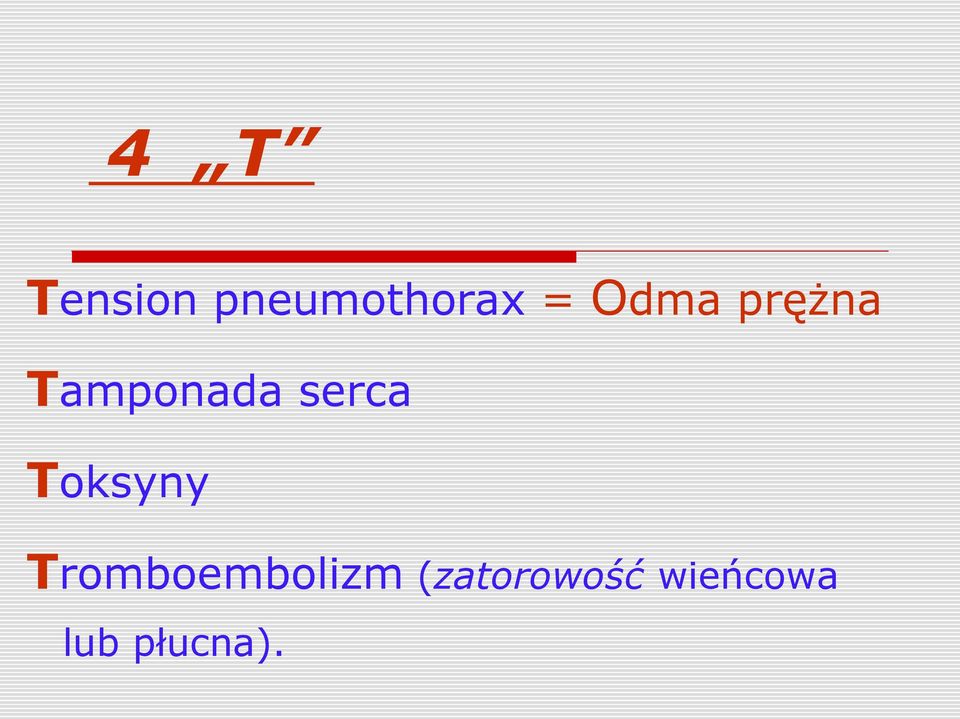 Toksyny Tromboembolizm