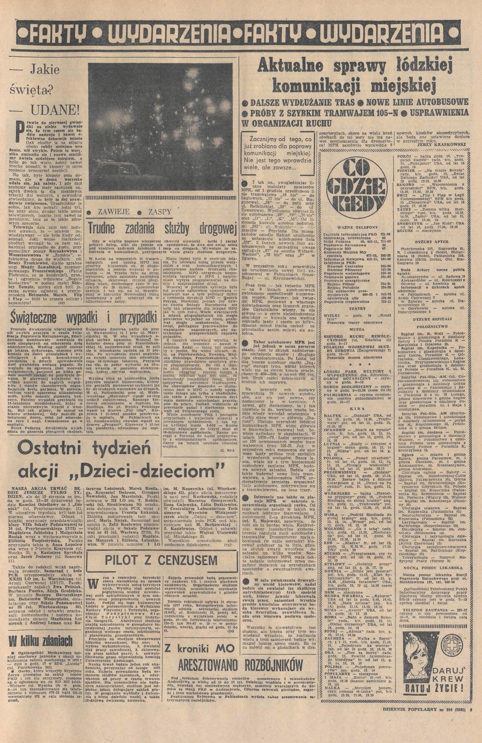 g tk ele, śmy et trchę ppdl kłpty ( cym sę, łe mce Zcnjmy d teg, c już rbn dl ppry kmunkcj mejskej Ne jest teg prde ele, le se precytć nj) N tk, były kłpty p d mem, le dmu systk udł sę, jk leży gdy