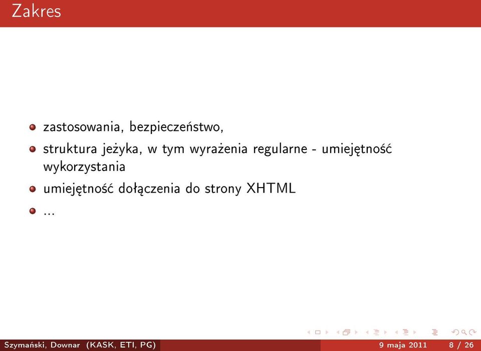 wykorzystania umiej tno± doª czenia do strony
