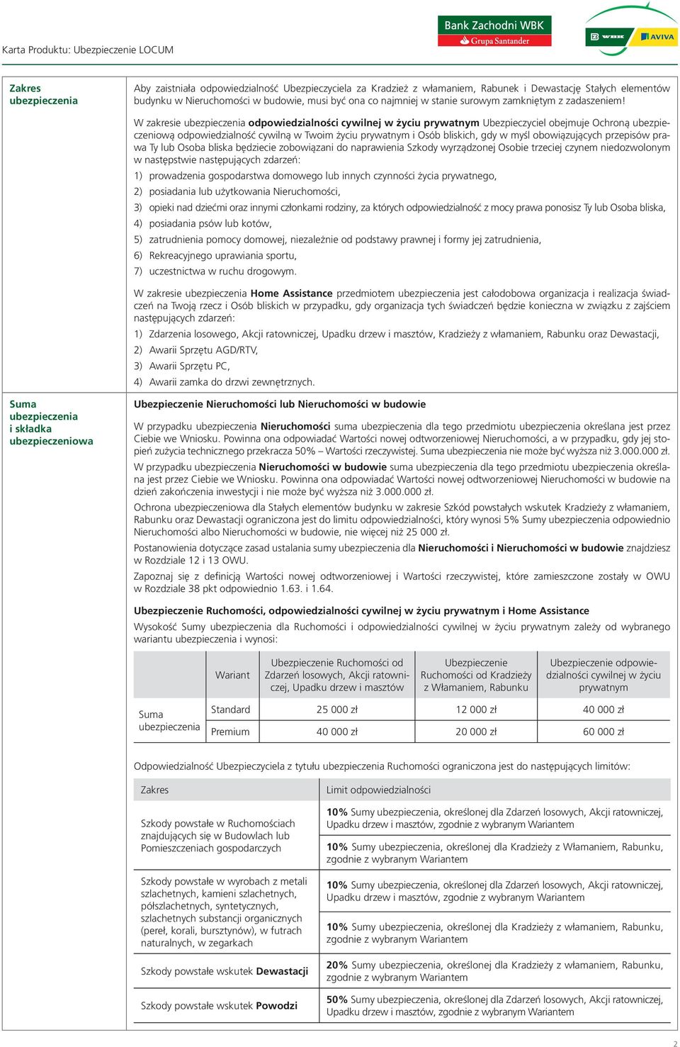 W zakresie odpowiedzialności cywilnej w życiu prywatnym Ubezpieczyciel obejmuje Ochroną ubezpieczeniową odpowiedzialność cywilną w Twoim życiu prywatnym i Osób bliskich, gdy w myśl obowiązujących