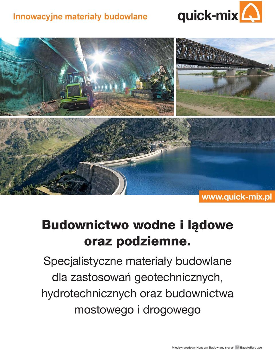 Specjalistyczne materiały budowlane dla zastosowań geotechnicznych,