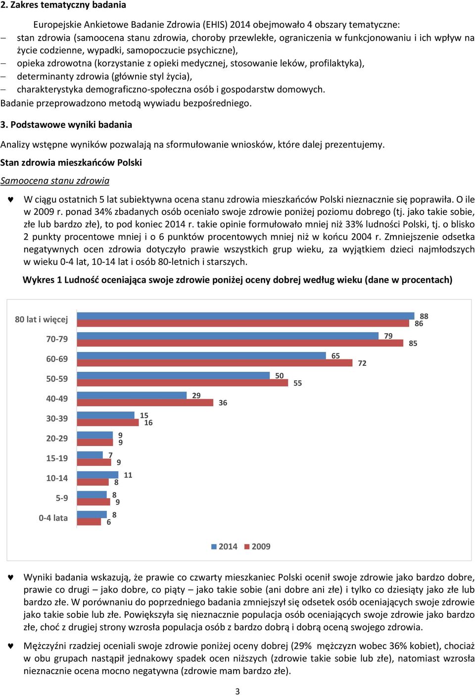 charakterystyka demograficzno-społeczna osób i gospodarstw domowych. Badanie przeprowadzono metodą wywiadu bezpośredniego. 3.