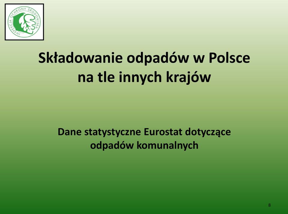 krajów Dane statystyczne