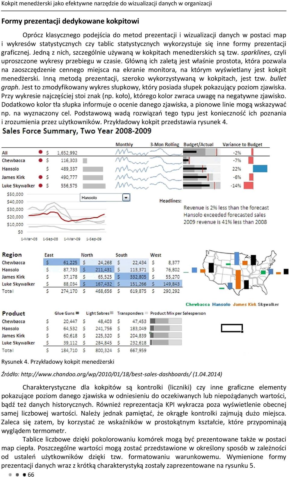 sparklines, czyli uproszczone wykresy przebiegu w czasie.