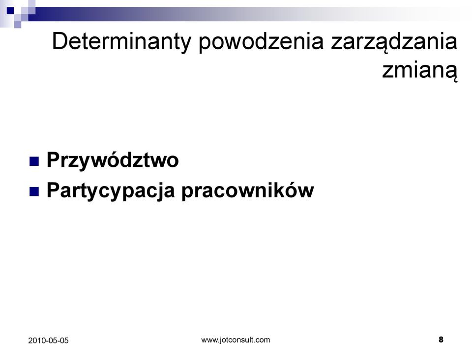 Przywództwo Partycypacja