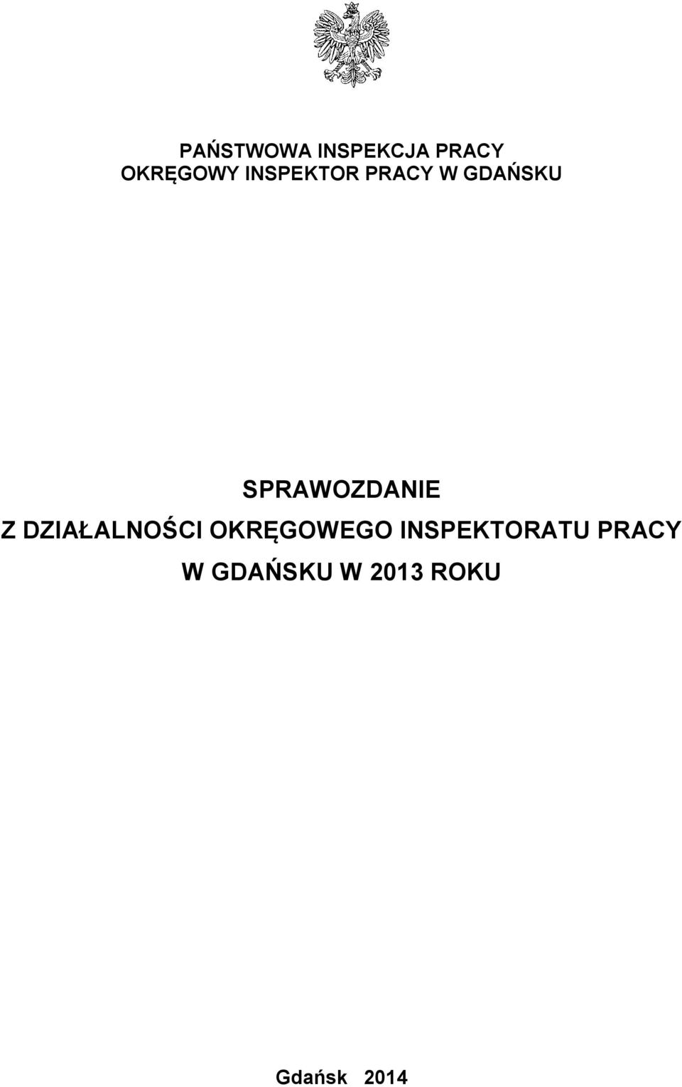 SPRAWOZDANIE Z DZIAŁALNOŚCI