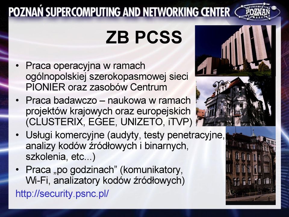 itvp) Usługi komercyjne (audyty, testy penetracyjne, analizy kodów źródłowych i binarnych,