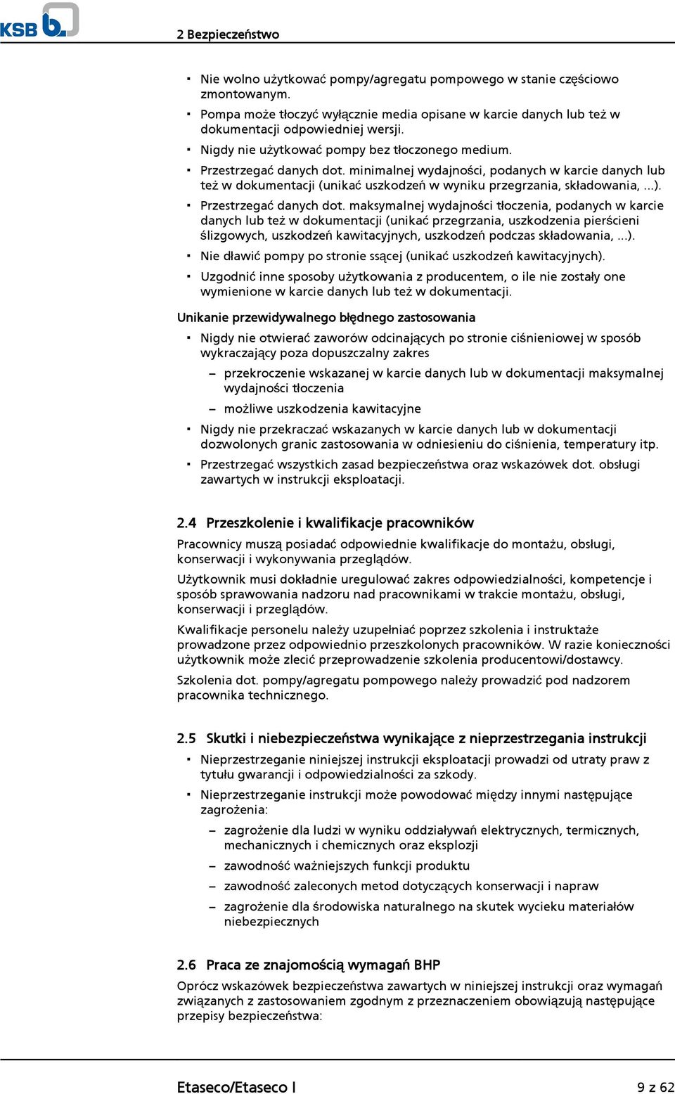 Przestrzegać danych dot.