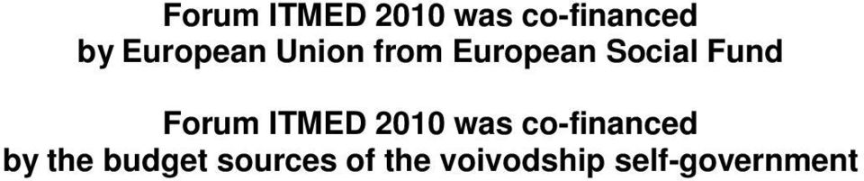 the budget sources of the voivodship