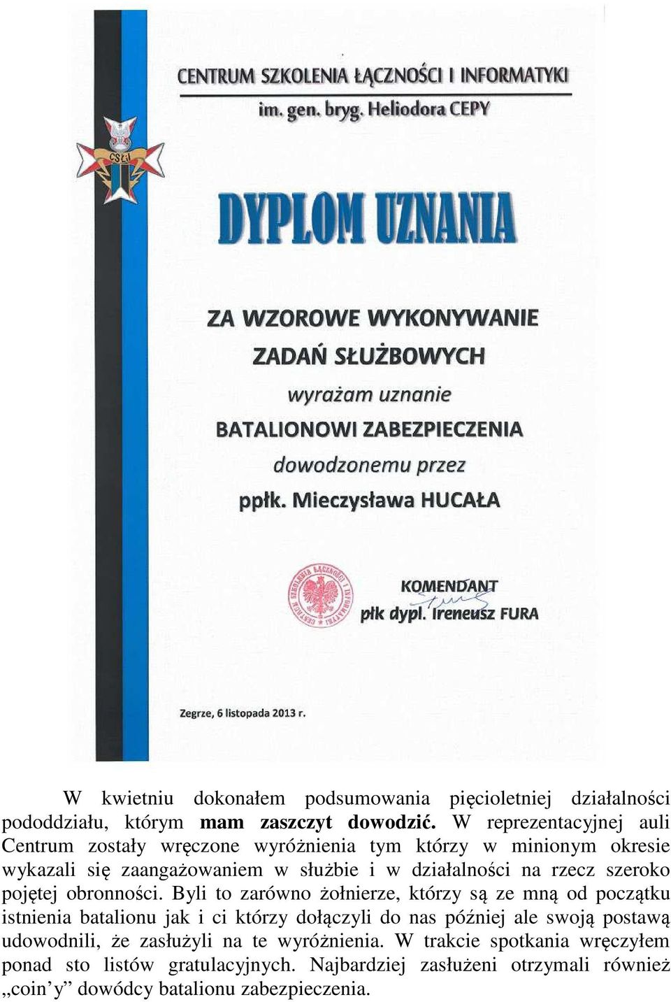 rzecz szeroko pojętej obronności.
