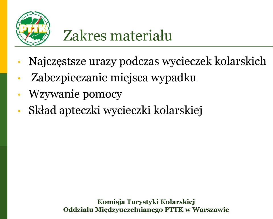 Zabezpieczanie miejsca wypadku