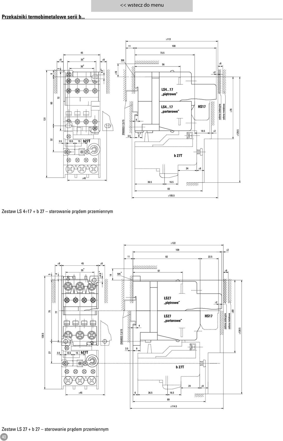 przemiennym Zestaw LS 27