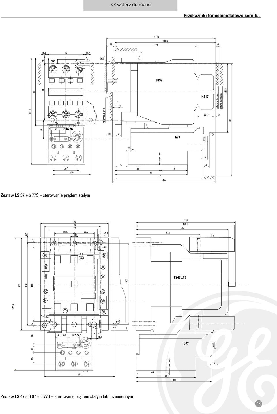 Zestaw LS 47 LS 87 + b 77S 