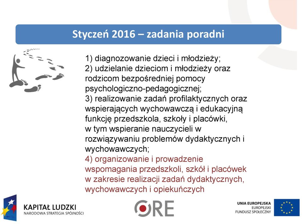 przedszkola, szkoły i placówki, w tym wspieranie nauczycieli w rozwiązywaniu problemów dydaktycznych i wychowawczych; 4)