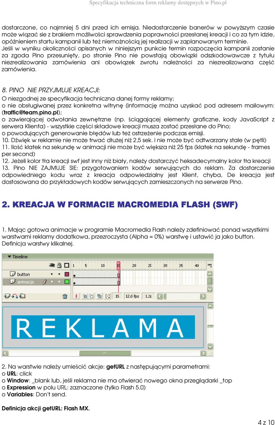 realizacji w zaplanowanym terminie.