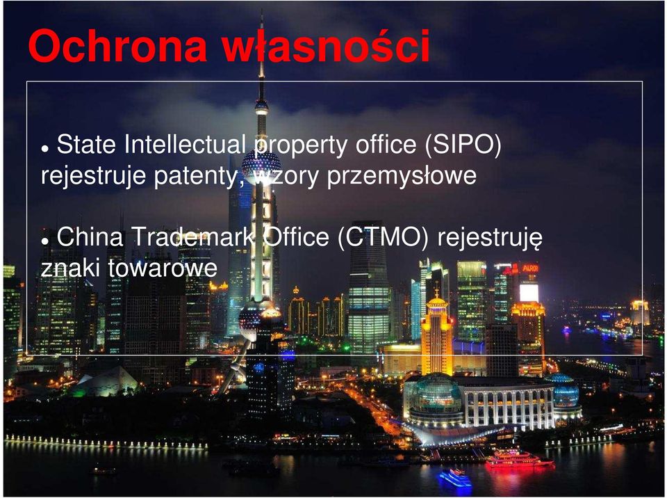 patenty, wzory przemysłowe China