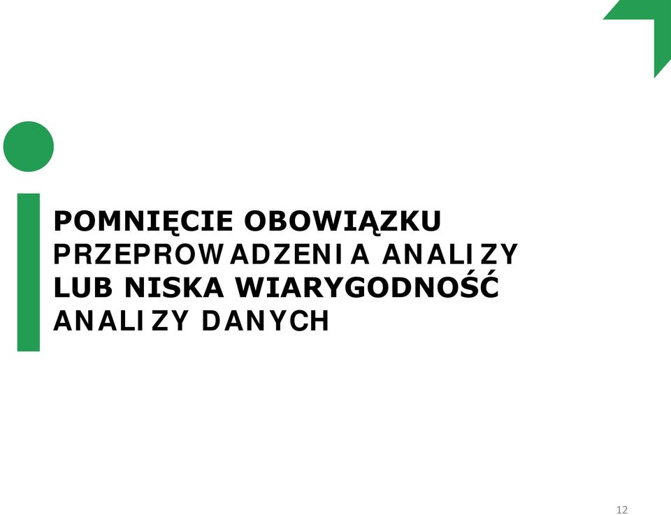 ANALIZY LUB NISKA