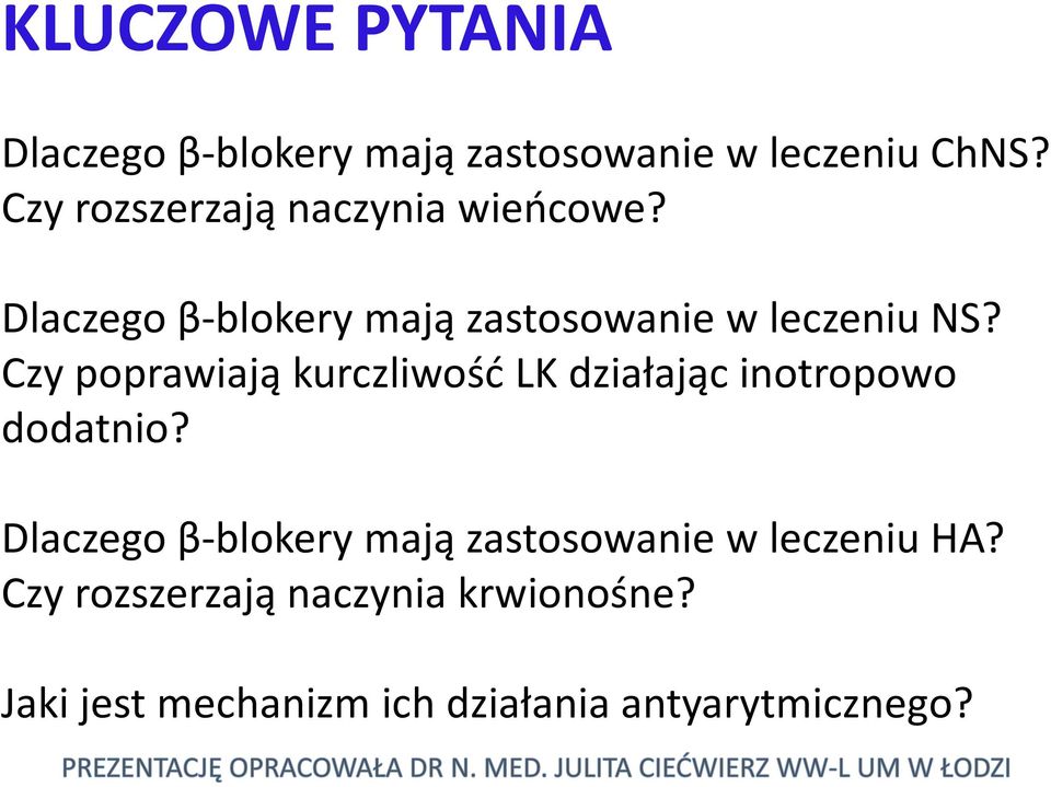 Czy poprawiają kurczliwość LK działając inotropowo dodatnio?