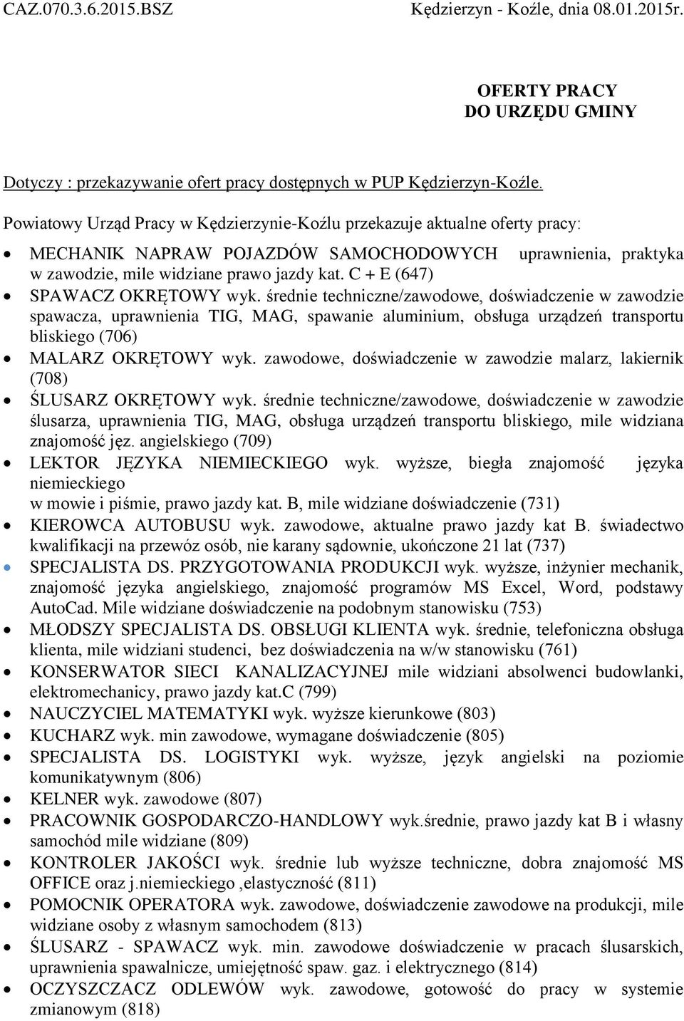 C + E (647) SPAWACZ OKRĘTOWY wyk.