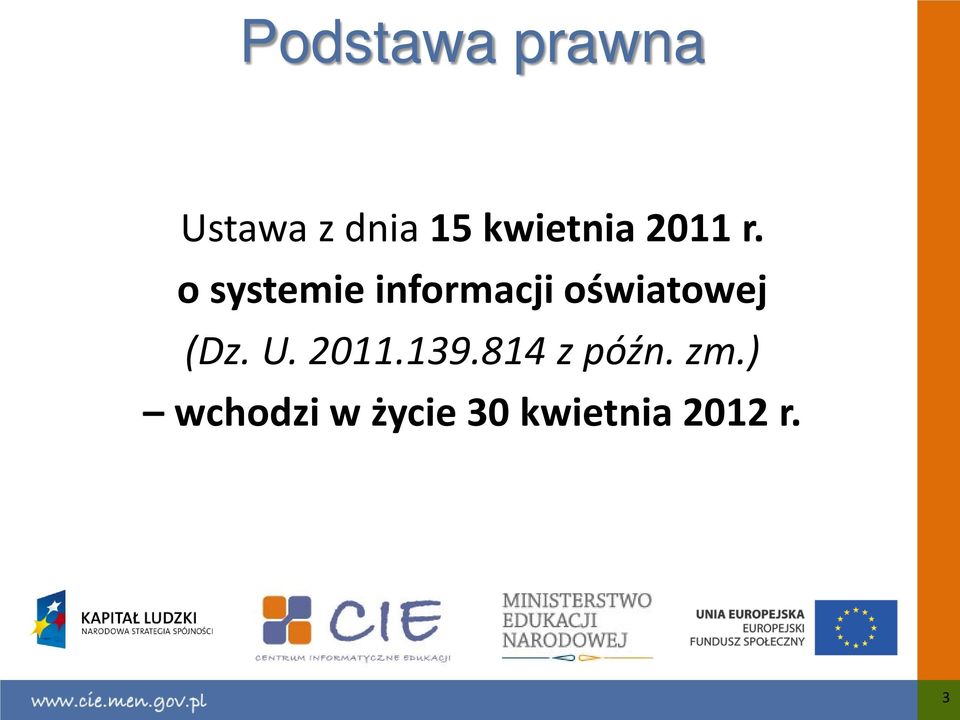 o systemie informacji oświatowej (Dz.