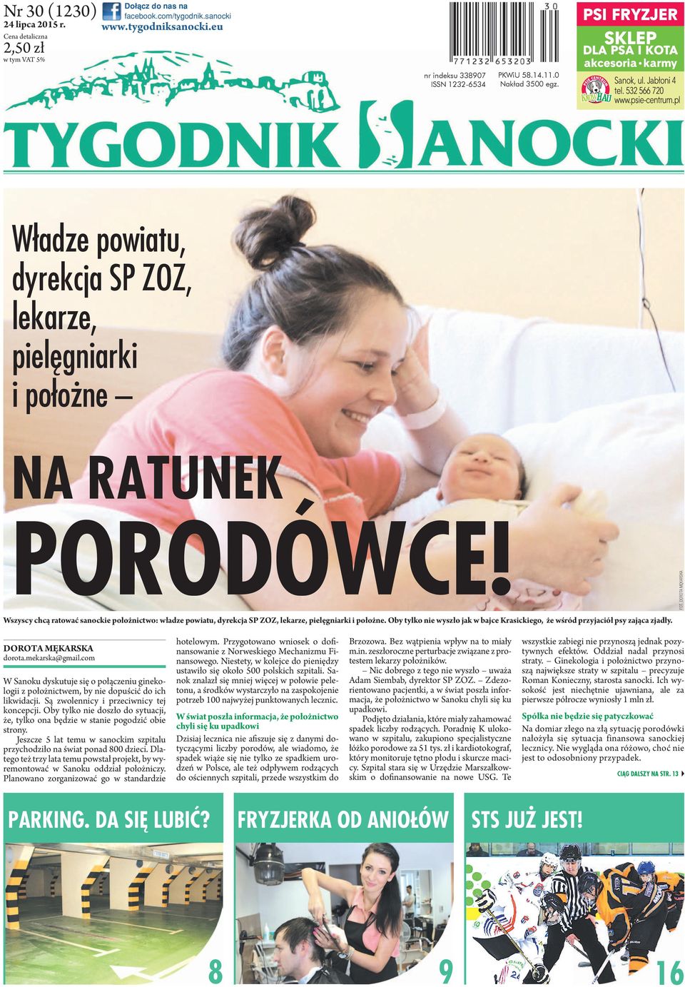 Porodówce Na Ratunek Władze Powiatu Dyrekcja Sp Zoz Lekarze