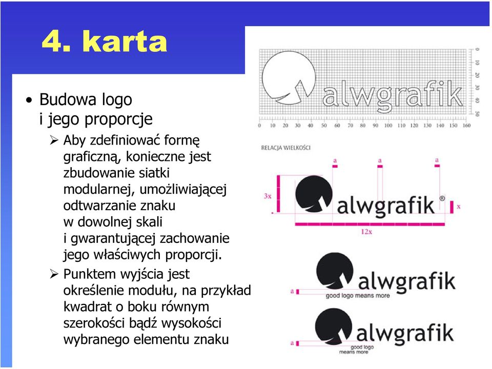 gwarantującej zachowanie jego właściwych proporcji.