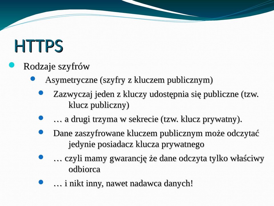 klucz prywatny).