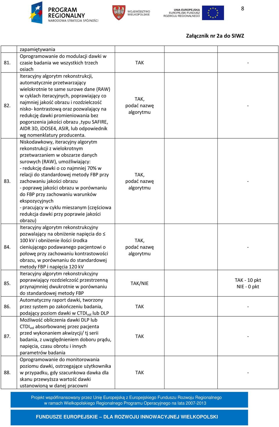 (RAW) w cyklach iteracyjnych, poprawiający co TAK, najmniej jakość obrazu i rozdzielczość podać nazwę nisko kontrastową oraz pozwalający na algorytmu redukcję dawki promieniowania bez pogorszenia