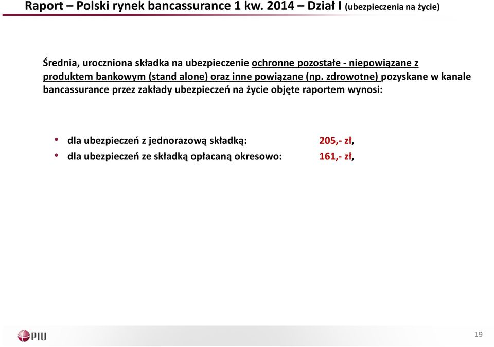 -niepowiązane z produktem bankowym (stand alone) oraz inne powiązane (np.