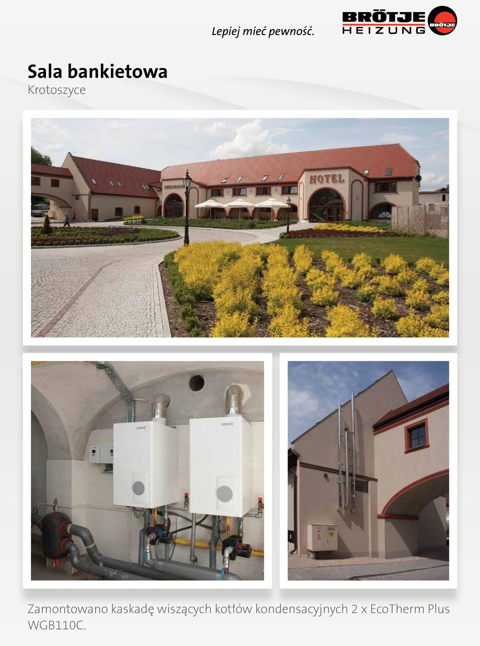 wiszących kotłów