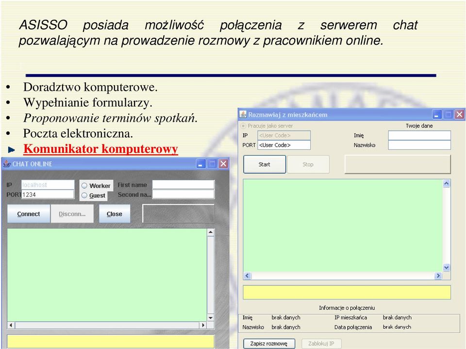 Wypełnianie formularzy. Proponowanie terminów spotka.