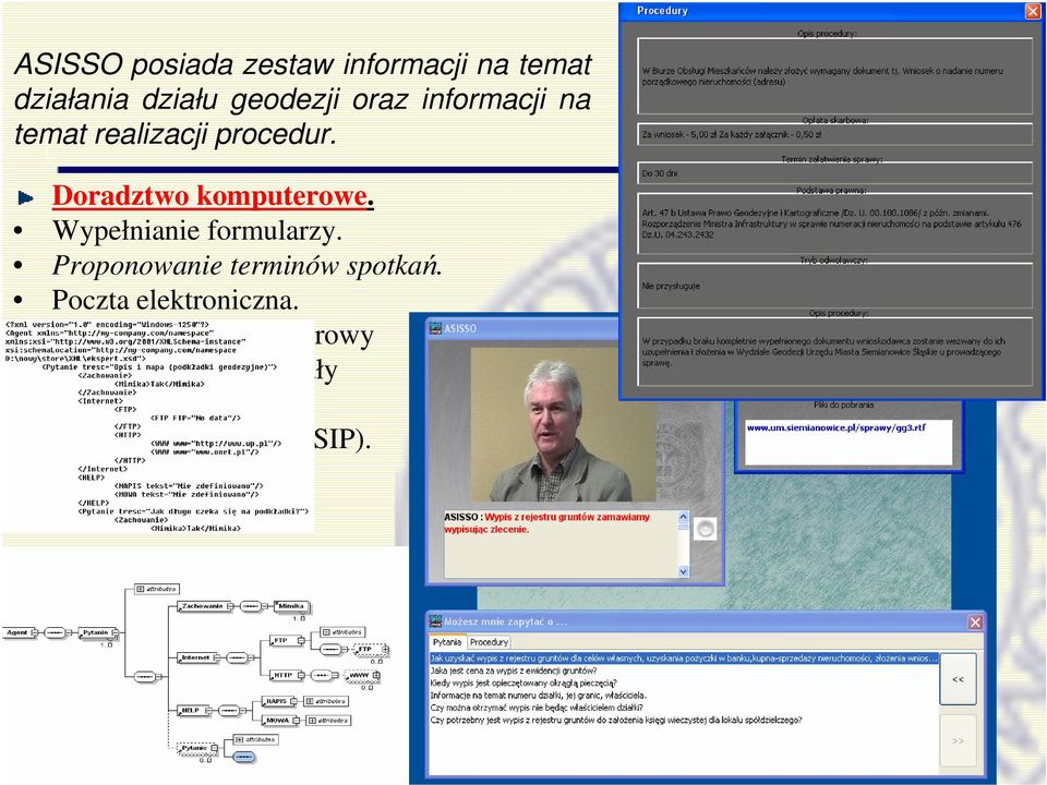 Wypełnianie formularzy. Proponowanie terminów spotka. Poczta elektroniczna.