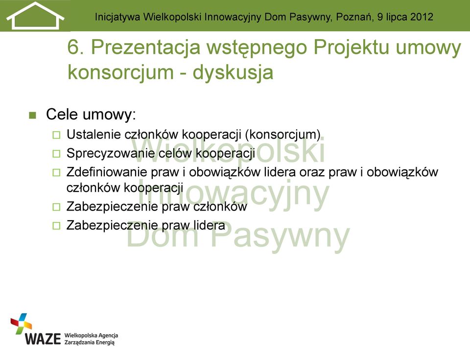 kooperacji Zdefiniowanie praw i obowiązków lidera oraz praw i