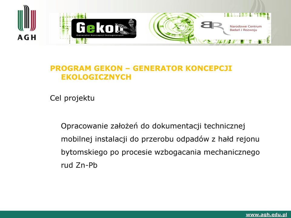 technicznej mobilnej instalacji do przerobu odpadów z