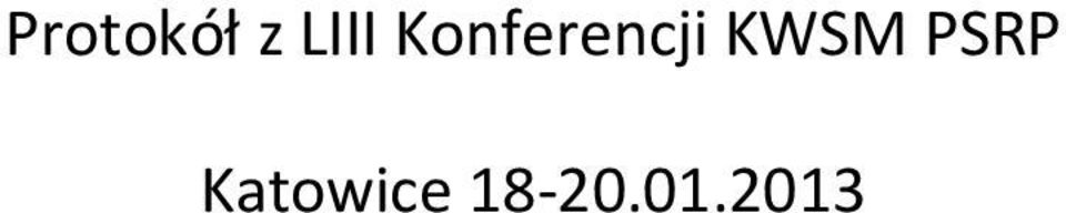 Konferencji