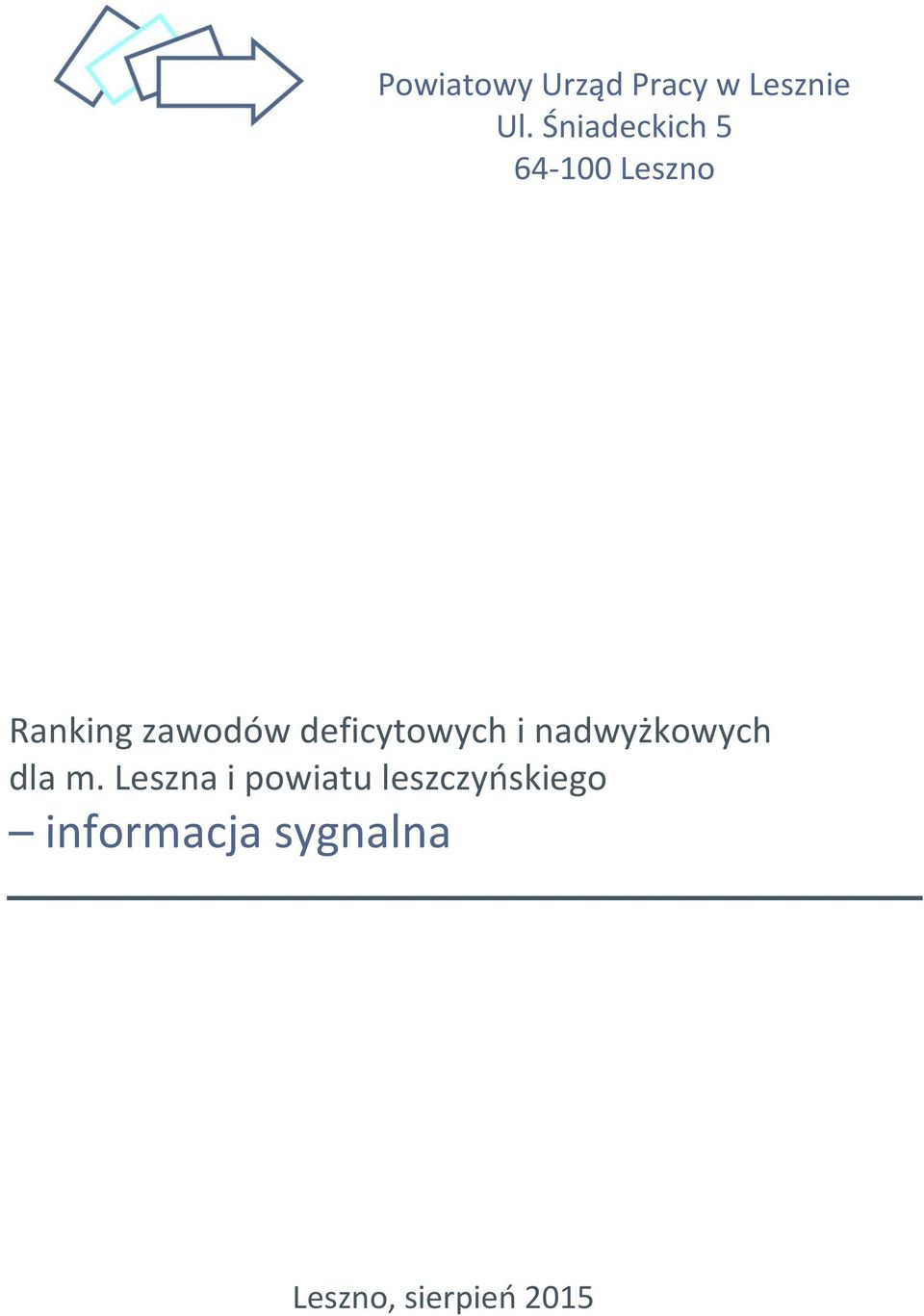 deficytowych i nadwyżkowych dla m.