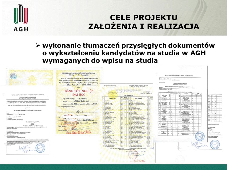 wykształceniu kandydatów na