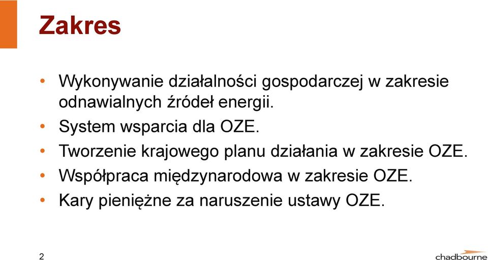 Tworzenie krajowego planu działania w zakresie OZE.