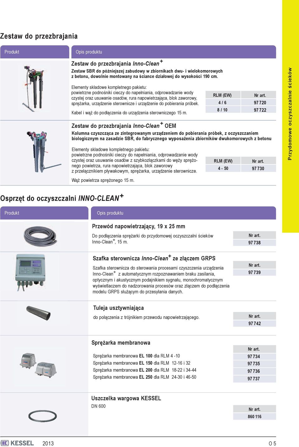 sterownicze i urządzenie do pobierania próbek. Kabel i wąż do podłączenia do urządzenia sterowniczego 15 m.