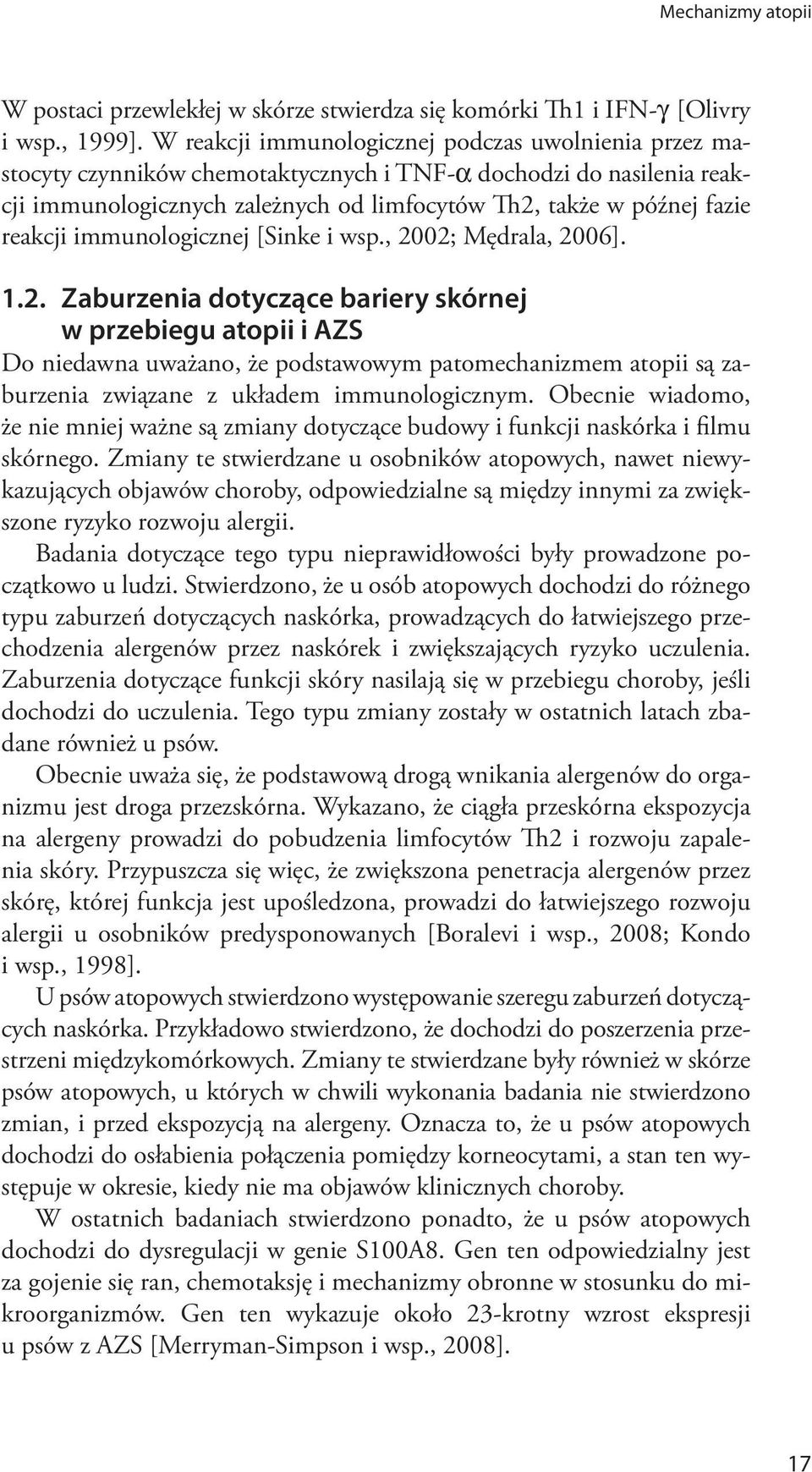 immunologicznej [Sinke i wsp., 20