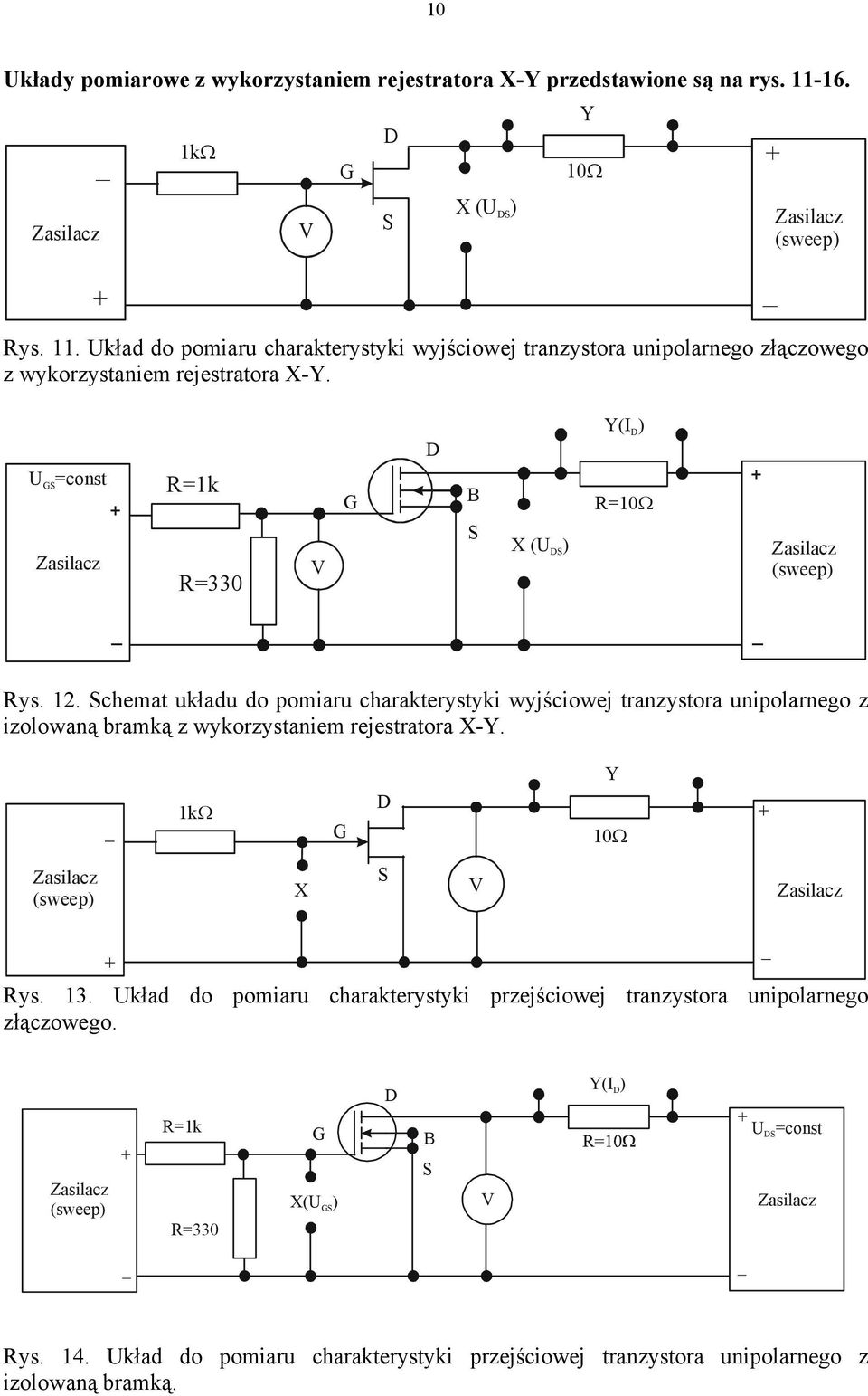 R=1k R=33 X ( ) Y(I ) R=1Ω Rys. 1.