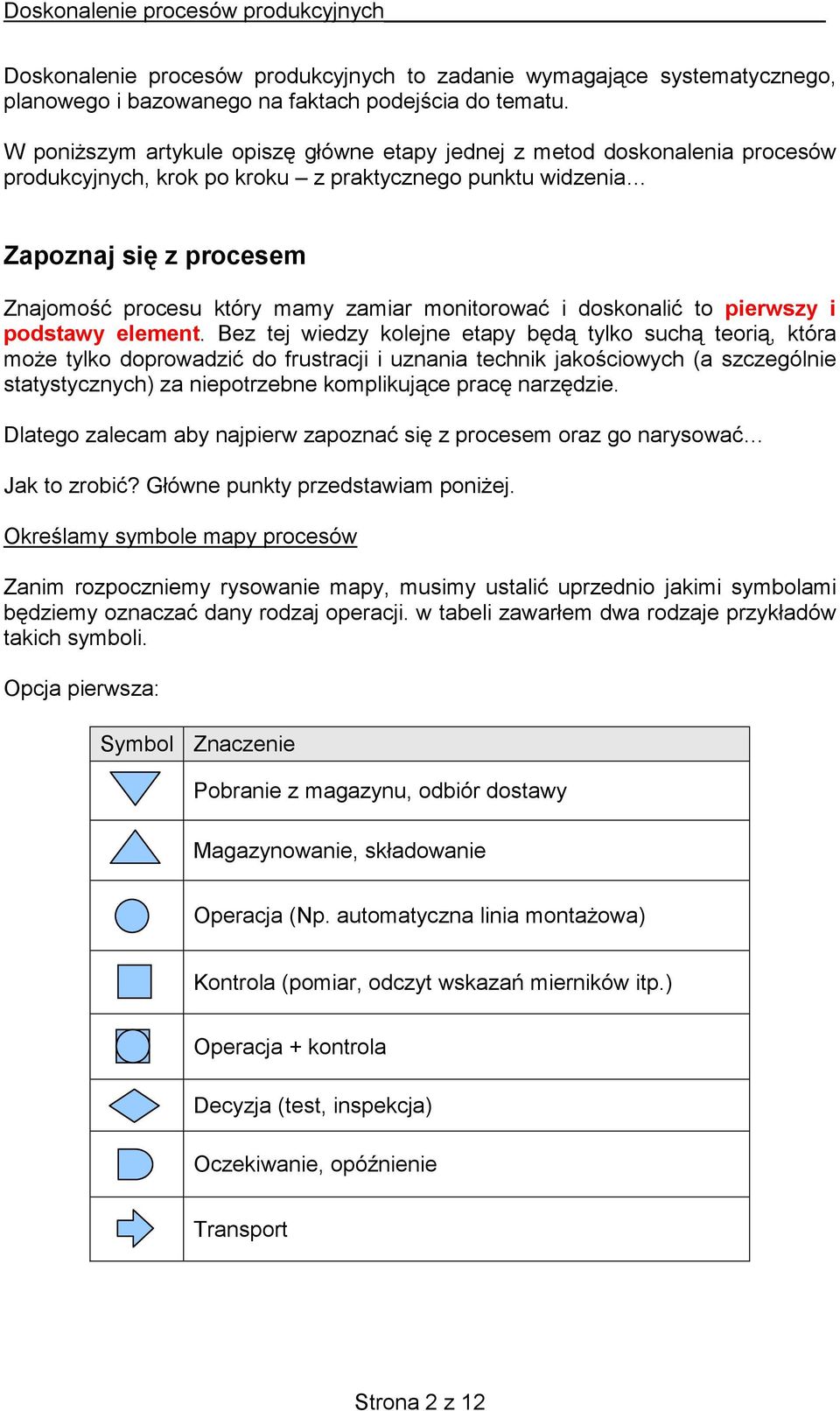 monitorować i doskonalić to pierwszy i podstawy element.