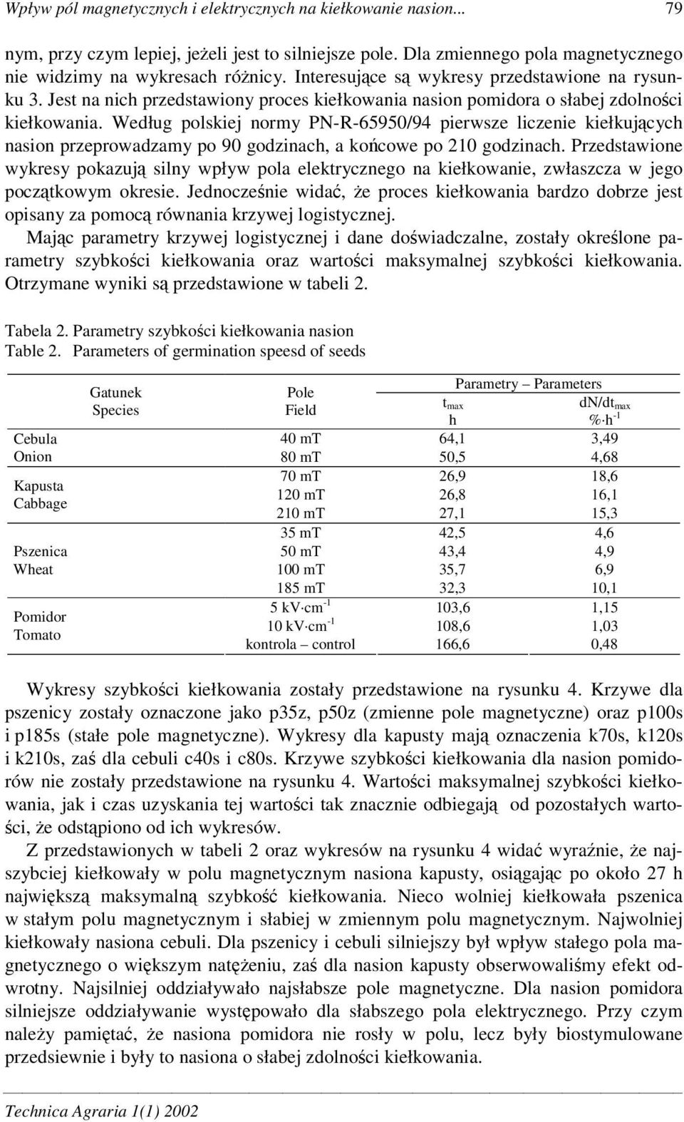 Według polsiej normy PN-R-6595/94 pierwsze liczenie iełujcych nasion przeprowadzamy po 9 godzinach, a ocowe po 2 godzinach.
