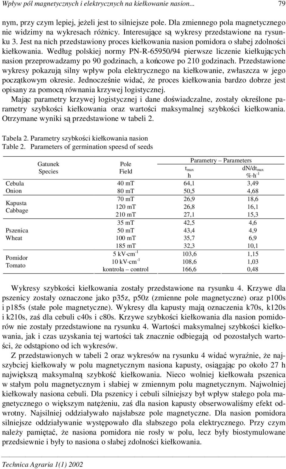 Według polsiej normy PN-R-6595/94 pierwsze liczenie iełujcych nasion przeprowadzamy po 9 godzinach, a ocowe po 2 godzinach.