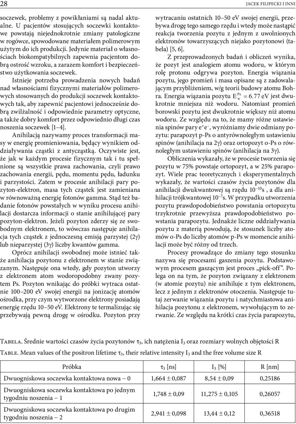 Jedynie materiał o własnościach biokompatybilnych zapewnia pacjentom dobrą ostrość wzroku, a zarazem komfort i bezpieczeństwo użytkowania soczewek.