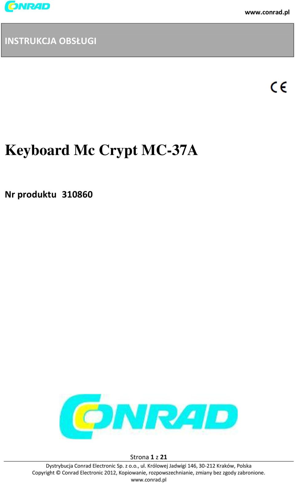 MC-37A Nr produktu