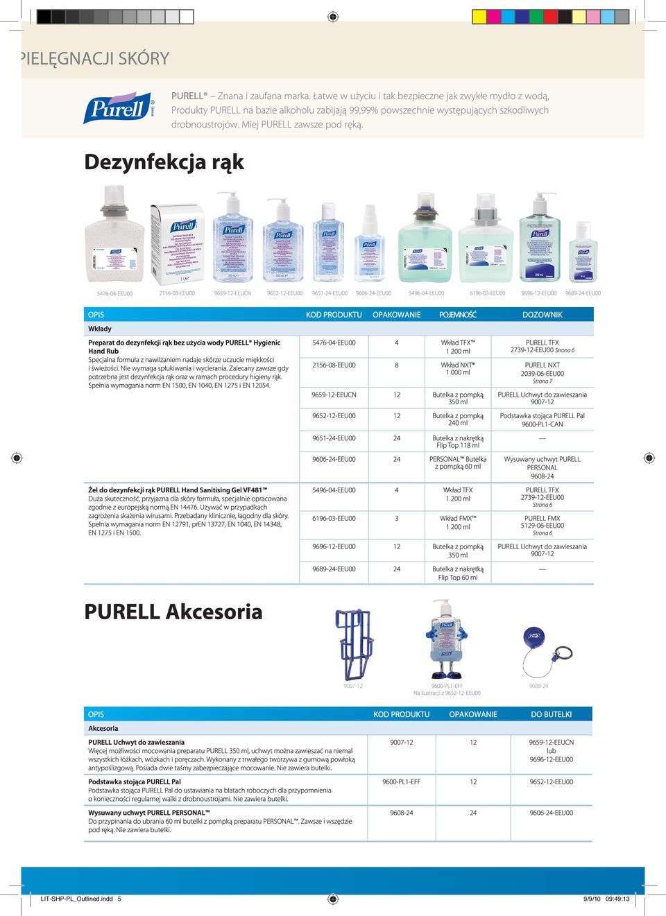 Żel do dezynfekcji rąk PURELL Hand Sanitising Gel VF481 Duża skuteczność, przyjazna dla skóry formuła, specjalnie opracowana zgodnie z europejską normą EN 14476.