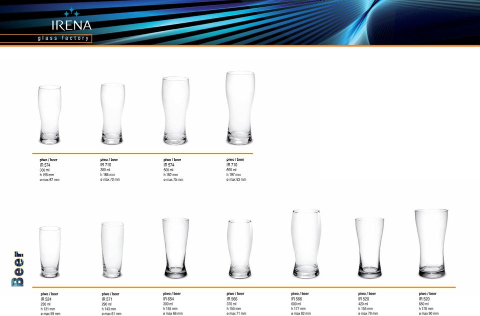 143 mm ø max 61 mm IR 654 300 ml h 155 mm ø max 66 mm IR 566 370 ml h 150 mm ø max 71 mm IR 566