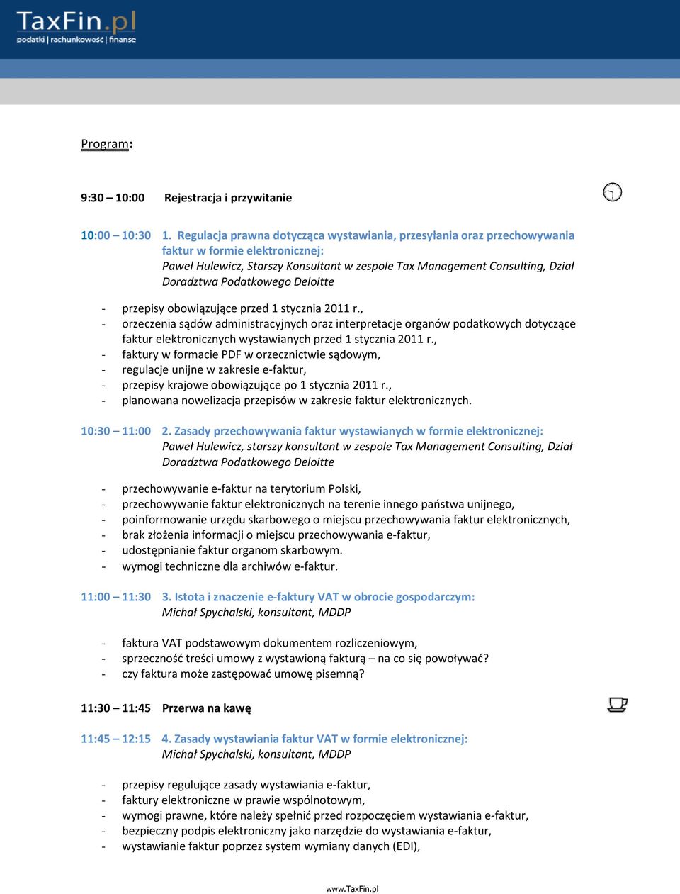 Podatkowego Deloitte - przepisy obowiązujące przed 1 stycznia 2011 r.
