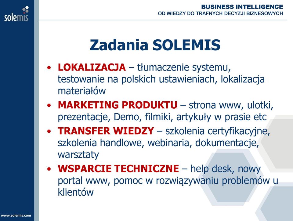 artykuły w prasie etc TRANSFER WIEDZY szkolenia certyfikacyjne, szkolenia handlowe, webinaria,